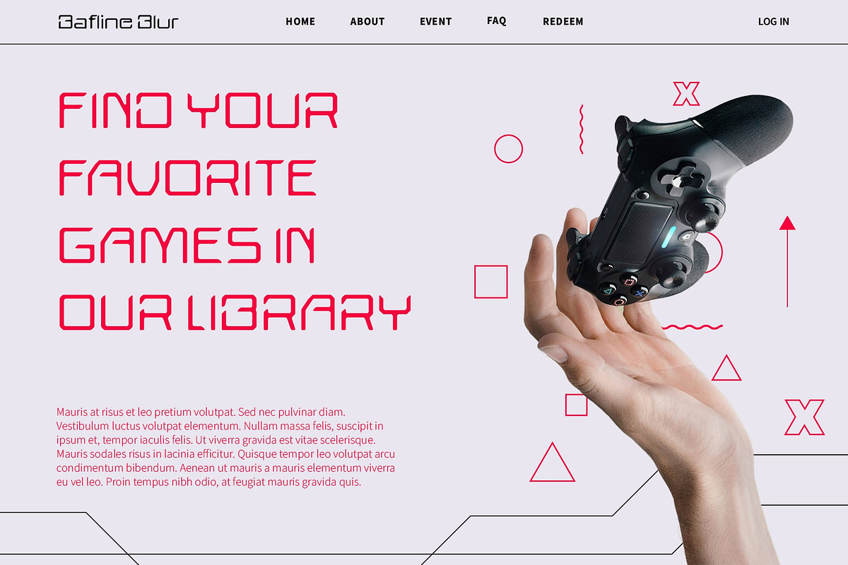 Bafline Blur, a Sans Serif Font by Craft Supply Co. (Photo 3 of 8)