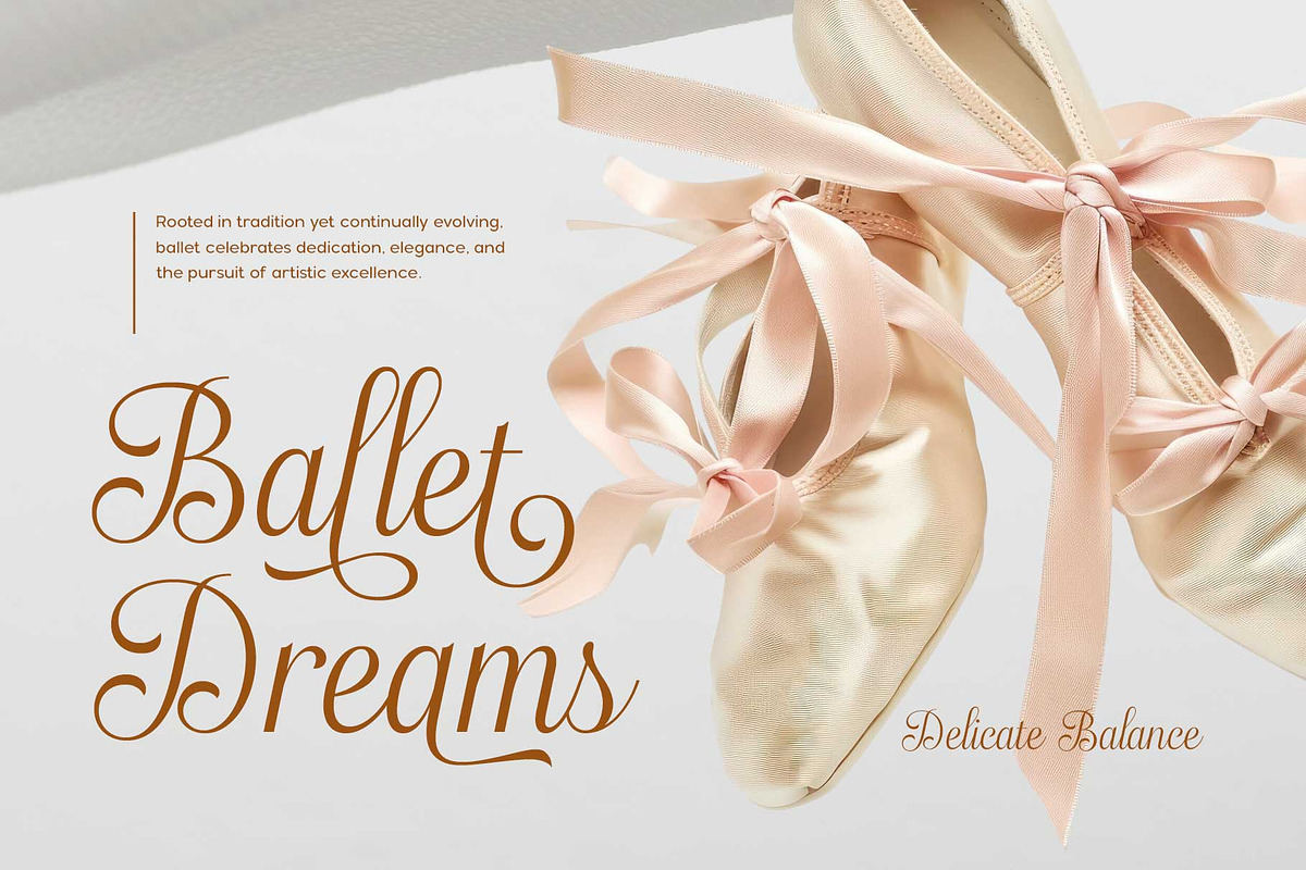 Haydenta - Calligraphic Script, a Script Font by Novitype (Photo 7 of 12)