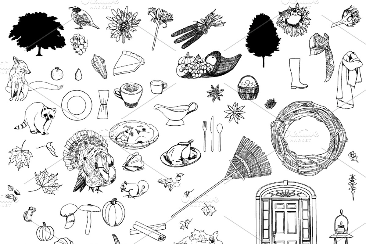 Welcome Fall Digital Illustrations, a Seasonal Illustration by becky nimoy (Photo 6 of 6)