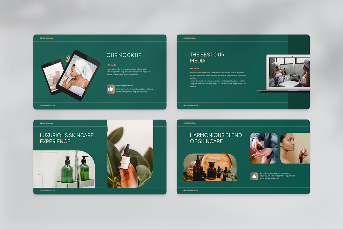 Beauty Skincare PowerPoint, a Presentation Template by Annora Studio (Photo 6 of 8)
