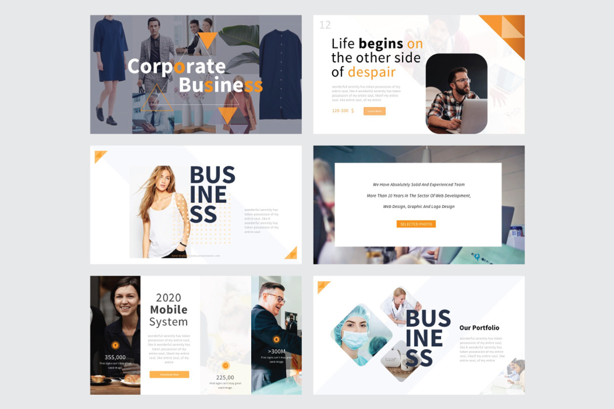 CORPORATE BUSINESS -Keynote Template, a Presentation Template by Shafura