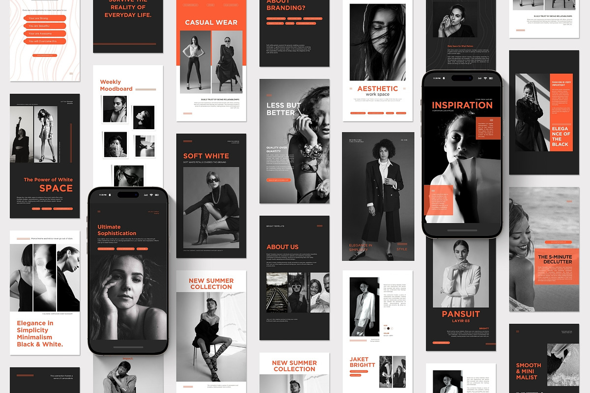 100 Animated Canva Instagram Kit, a Social Media Template by TheBrightGrap (Photo 2 of 25)