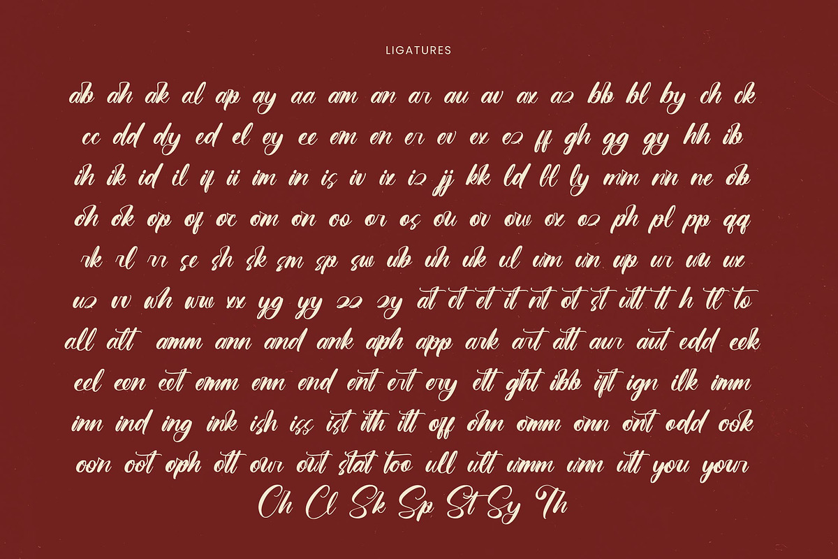 Aurelie Unitem Bold Calligraphy Font, a Serif Font by Letterena Studios Script (Photo 19 of 20)