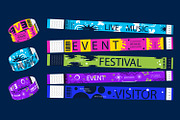 Event Party Bracelets, an Object Illustration by alexdndz (Thumbnail 3 of 11)