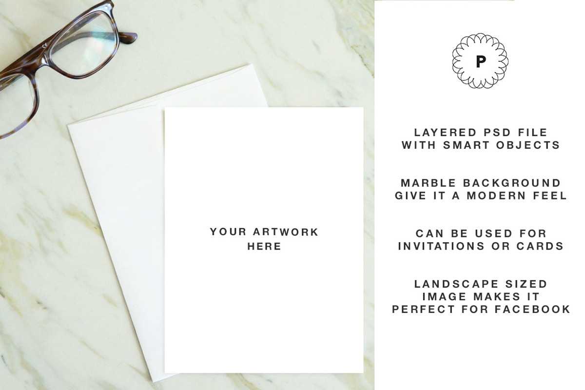 (50% OFF) Invitation / Card Mockup, a Product Mockup by Poppy + Co (Photo 2 of 2)
