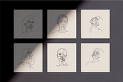 Continuous Line Drawing Illustration, a Person Illustration by Delightful Design (Thumbnail 6 of 10)