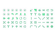 Arrows, an Outline Icon by Kalash (Thumbnail 2 of 3)