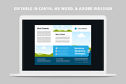 Trifold Brochure | Canva, Word, Indd, a Brochure Template by Leaflove (Thumbnail 5 of 5)