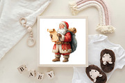African American Santa Claus Clipart, an Illustration by CraftArtStudio (Thumbnail 6 of 6)