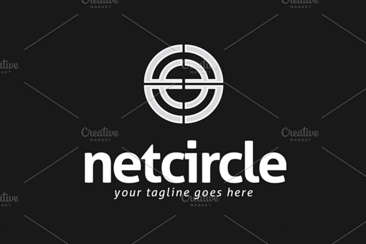 Net Circle Logo Template, a Branding & Logo Template by PixaSquare