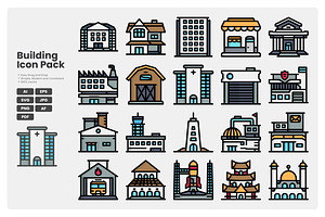 Building Icons, a Duotone Icon by erifqizeicon