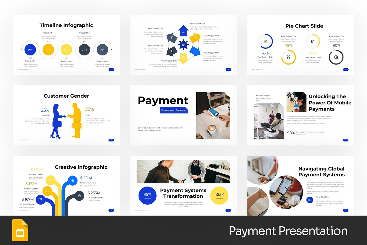 Payment Banking GSLides, PPoint, a Presentation Template by Fit-tee (Photo 1 of 4)
