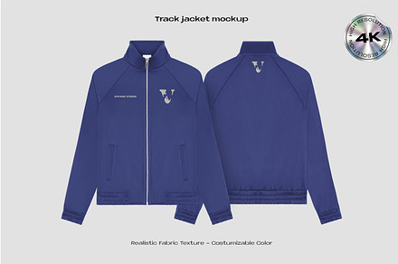Track jacket mockup