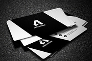 Clean Business Card, a Business Card Template by 3Angle (Thumbnail 1 of 2)