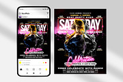 Saturday Night Events Instagram -PSD, a Social Media Template by studioflyers.com (Thumbnail 2 of 3)