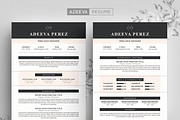 Modern Resume Template Perez, a Resume Template by AdeevaResume (Thumbnail 1 of 4)