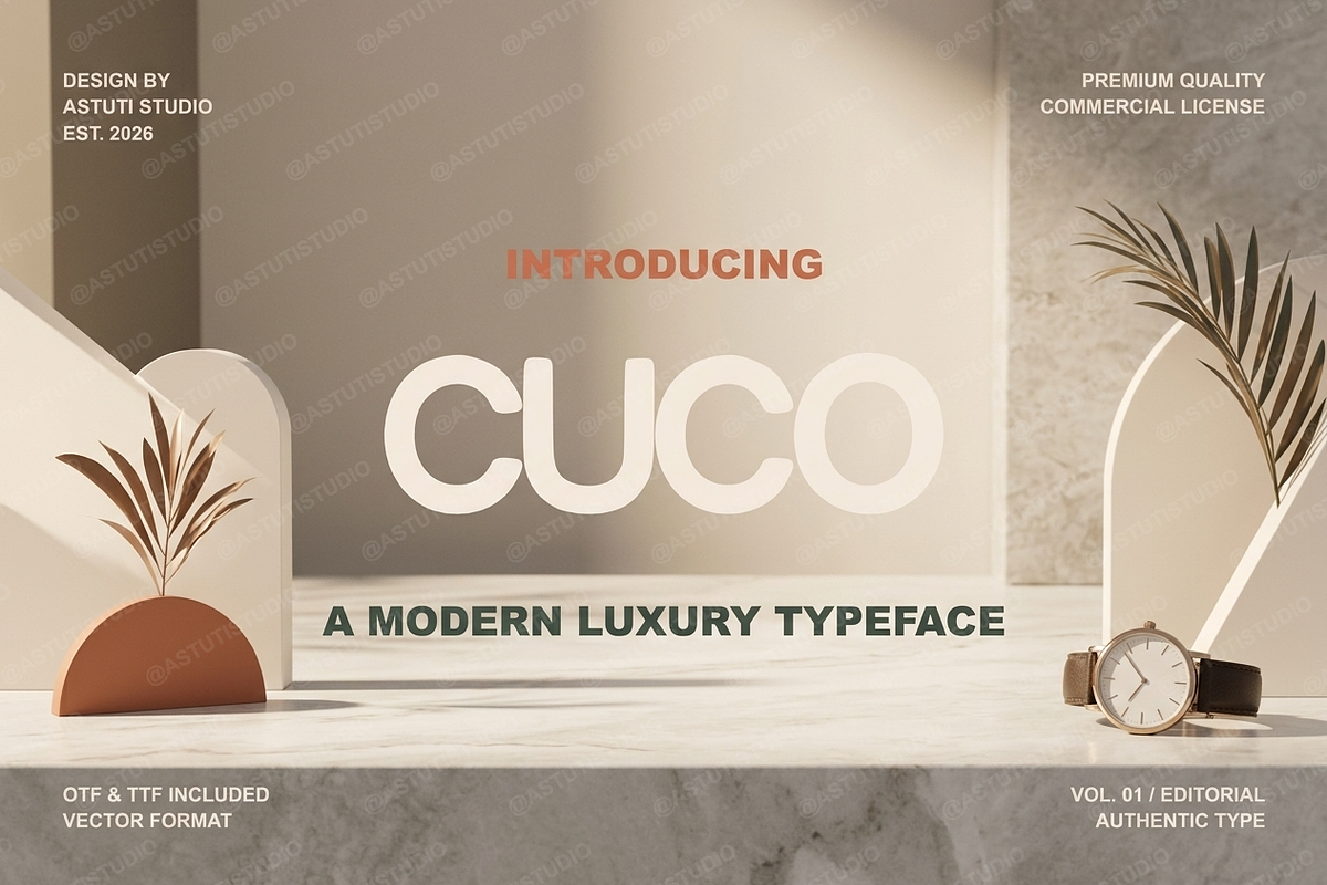 Cuco | Sophisticated Modern Serif, a Serif Font by Astuti Studio (Photo 1 of 24)