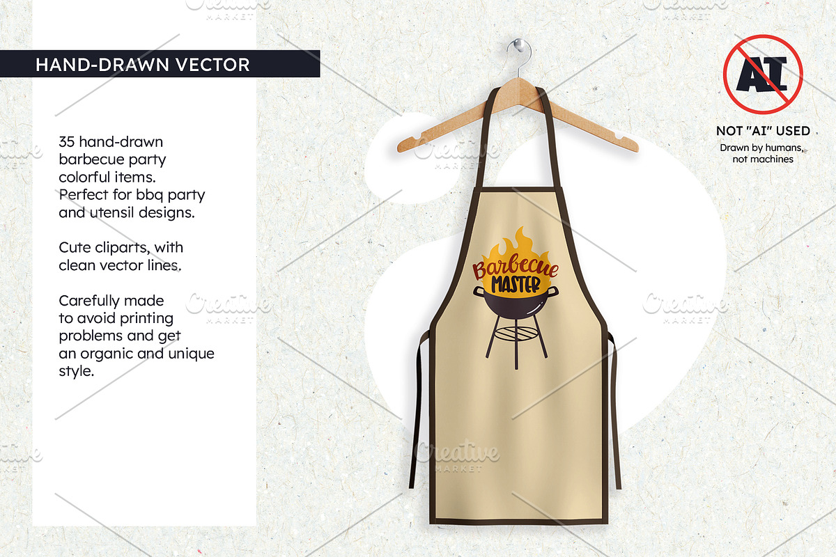 Barbecue Grill Party Clipart, a Food Illustration by insemar (Photo 2 of 4)