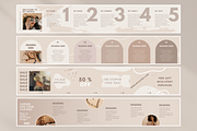 Beige Instagram Carousel Bundle, a Social Media Template by SunshineStudioBoutique (Thumbnail 5 of 9)