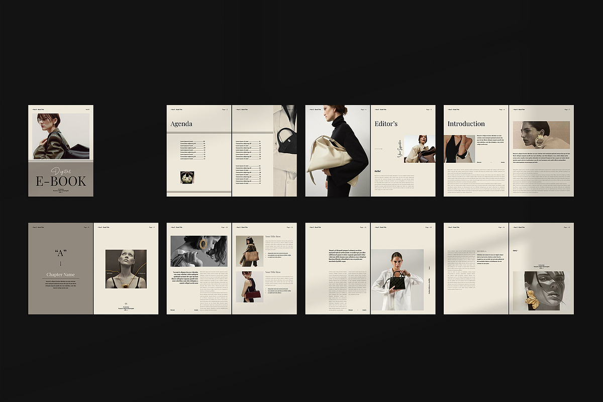 Digital E-Book Design Template, a Magazine Template by TemplateFolio-Shop (Photo 25 of 28)