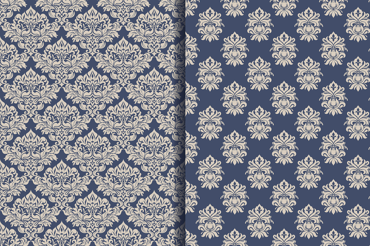 Set of 10 seampless pattern Baroque, a Pattern Graphic by NataLito (Photo 6 of 6)