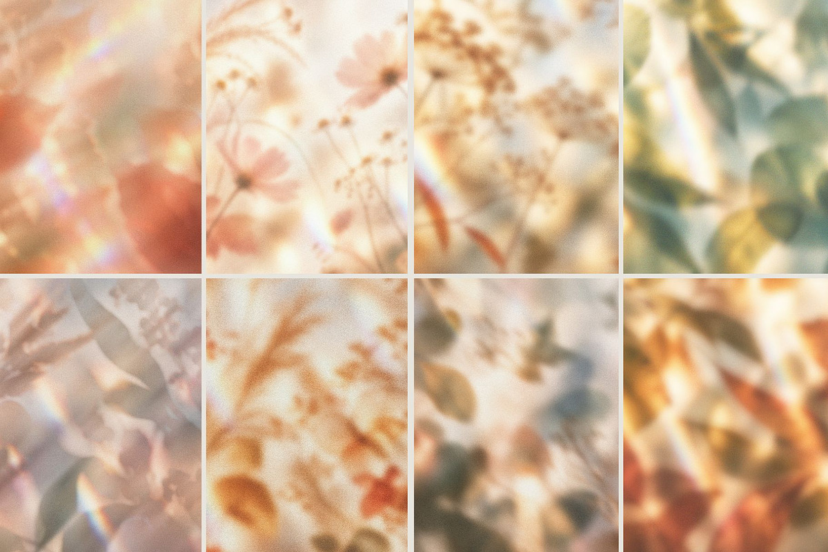 Blurry Floral Gradient Backgrounds, a Background Graphic by Kat Anti (Photo 6 of 7)