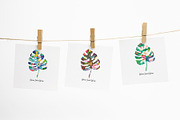 Plant Card Wall Art bundle sets, a Decorative Illustration by ARTOZEN DIGITAL (Thumbnail 6 of 13)