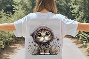 Whimsical Baby Kitten Clipart Bundle, a Transportation Illustration by Digital Artistic99 (Thumbnail 5 of 7)