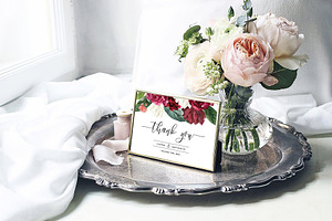 Thank You Card, an Invitation Template by ShineOnWedding