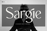 Sargie - Elegant Sans, a Sans Serif Font by Almeera Std (Thumbnail 1 of 10)
