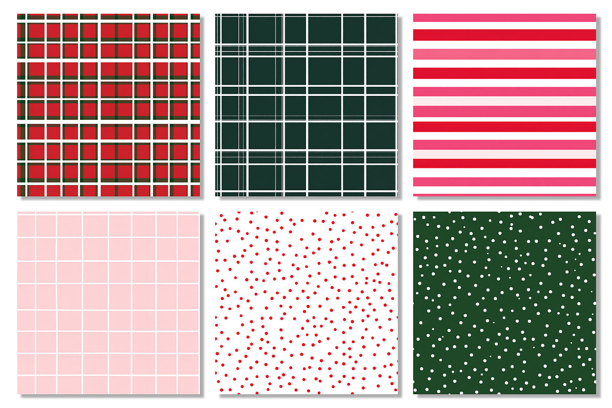 Christmas Seamless Paper Patterns, a Pattern Graphic by Dream Creation (Photo 4 of 6)