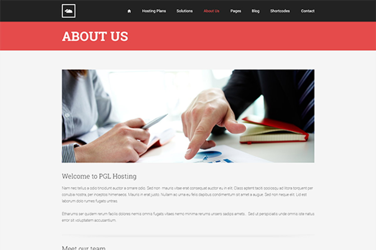 PGL Hosting PSD Template, a Websites & App Template by pixelgeeklab (Photo 3 of 5)