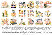 Preppy Coastal Clipart Set, an Illustration by Libby Wishes (Thumbnail 3 of 4)