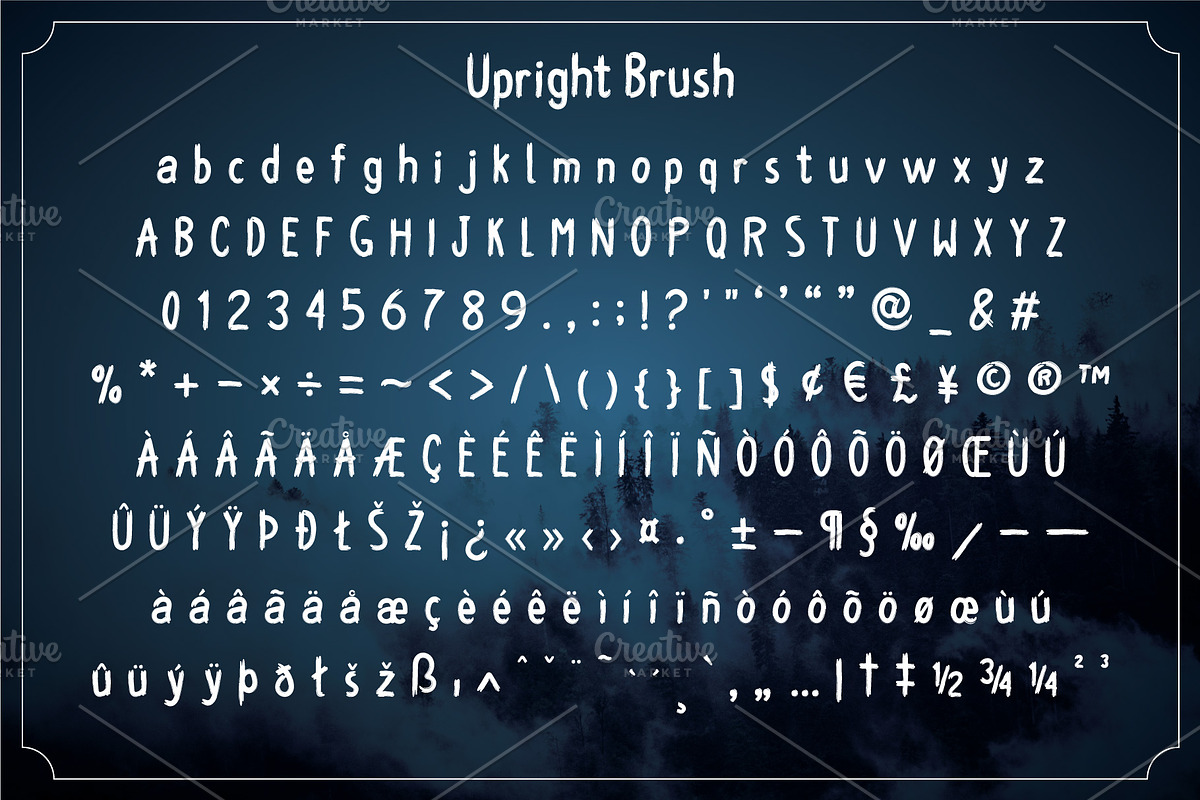 Upright font family, a Sans Serif Font by LTNG STUDIO (Photo 9 of 10)