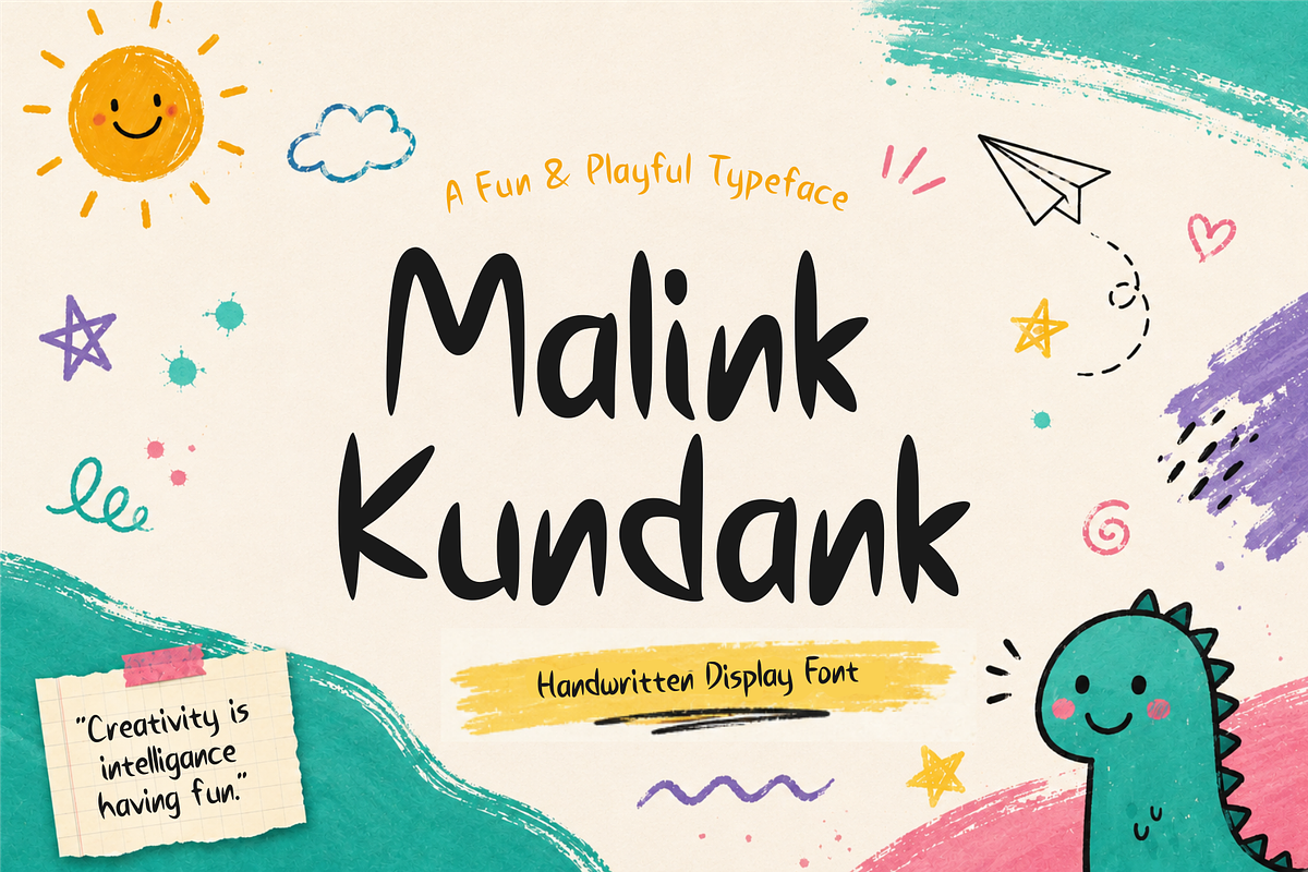 Maldiko – Playful Handwritten, a Handwritten Font by idealistudio (Photo 2 of 5)