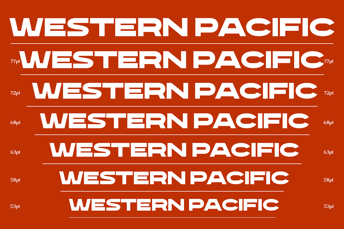 Rodbay - Bold Extended Typeface, a Sans Serif Font by roomspace creative lab (Photo 4 of 10)
