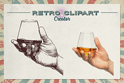 Retro Clipart Creator, an Action Add-On by g design (Thumbnail 6 of 12)