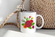 Folk Flowers. Folk Pattern, an Illustration by AvaAva (Thumbnail 11 of 26)
