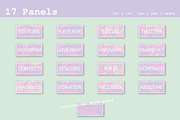 Streaming: Iridescent Galaxy Kit, a Social Media Template by Liseno Designs (Thumbnail 5 of 9)