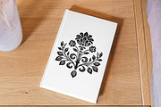 Folk Art Flower Elements, an Object Graphic by Pattern Whimsy (Thumbnail 5 of 6)
