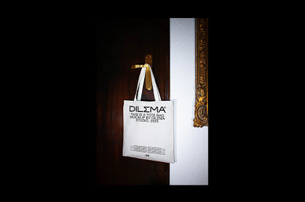 Tote Bag Mockup on Door Handle