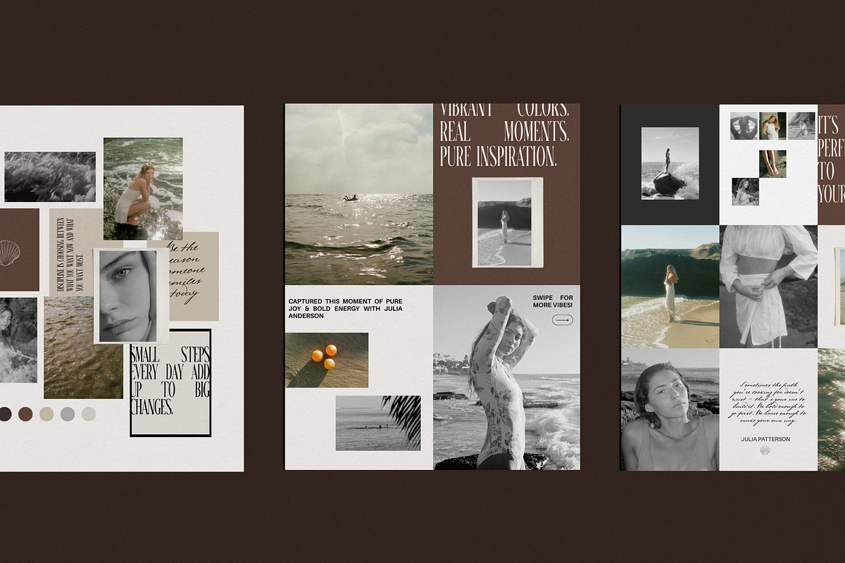 40 Instagram Post kit Canva Template | Amare Creative
