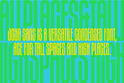 Joya Sans — Condensed Display Font, a Sans Serif Font by BTYPE (Thumbnail 8 of 11)