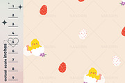 Easter Rabbit Seamless Pattern Set, a Pattern Graphic by Nansirins Studio (Thumbnail 5 of 9)