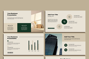 Green PowerPoint Template Business