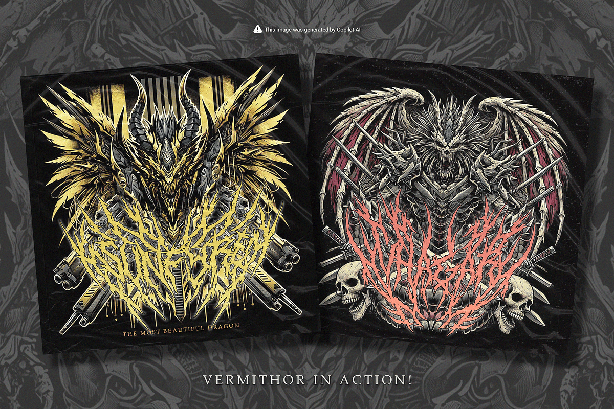 Vermithor | Fierce Black Metal Font, a Blackletter Font by Ardana Creative (Photo 5 of 12)