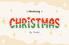 CHRISTMAS - Holiday Polka Dot Font