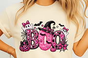 BOO Halloween PNG, Cute Girly Ghost, a Seasonal Illustration by Coco Bloom (Thumbnail 2 of 4)
