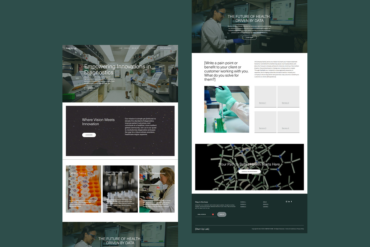Startup Lab - Squarespace 7.1 Template preview 2