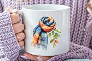 Watercolor Autumn Serenity Clipart, an Illustration by Rose Art (Thumbnail 5 of 7)